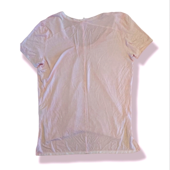 Free People High Low Pink Tshirt in XS - Picture 2 of 4